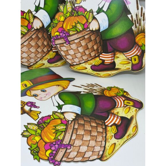 VTG 1978 Beistle St. Patrick’s Day Leprechaun Die Cut Decorations USA Made Decor - Picture 3 of 10